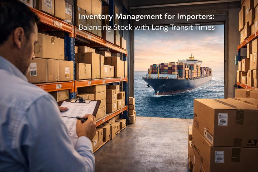 Inventory Management for Importers: Balancing Stock with Long Transit Times