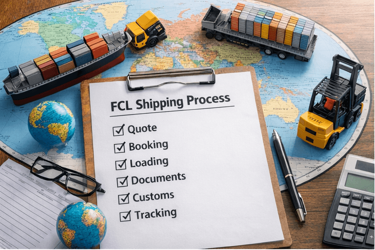 Beginner’s Guide to Booking an FCL Shipment (Step-by-Step Process)