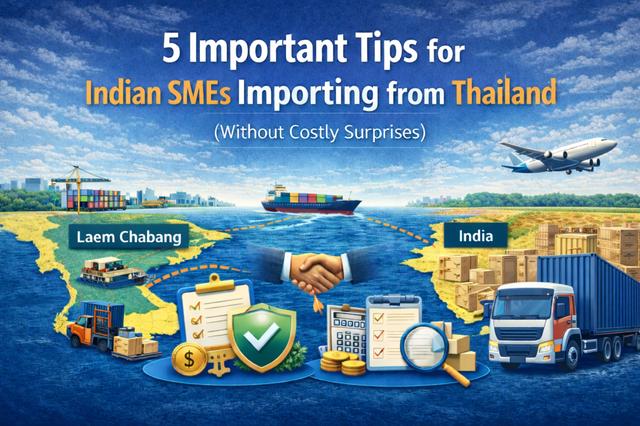 5 Important Tips for Indian SMEs Importing from Thailand (Without Costly Surprises)